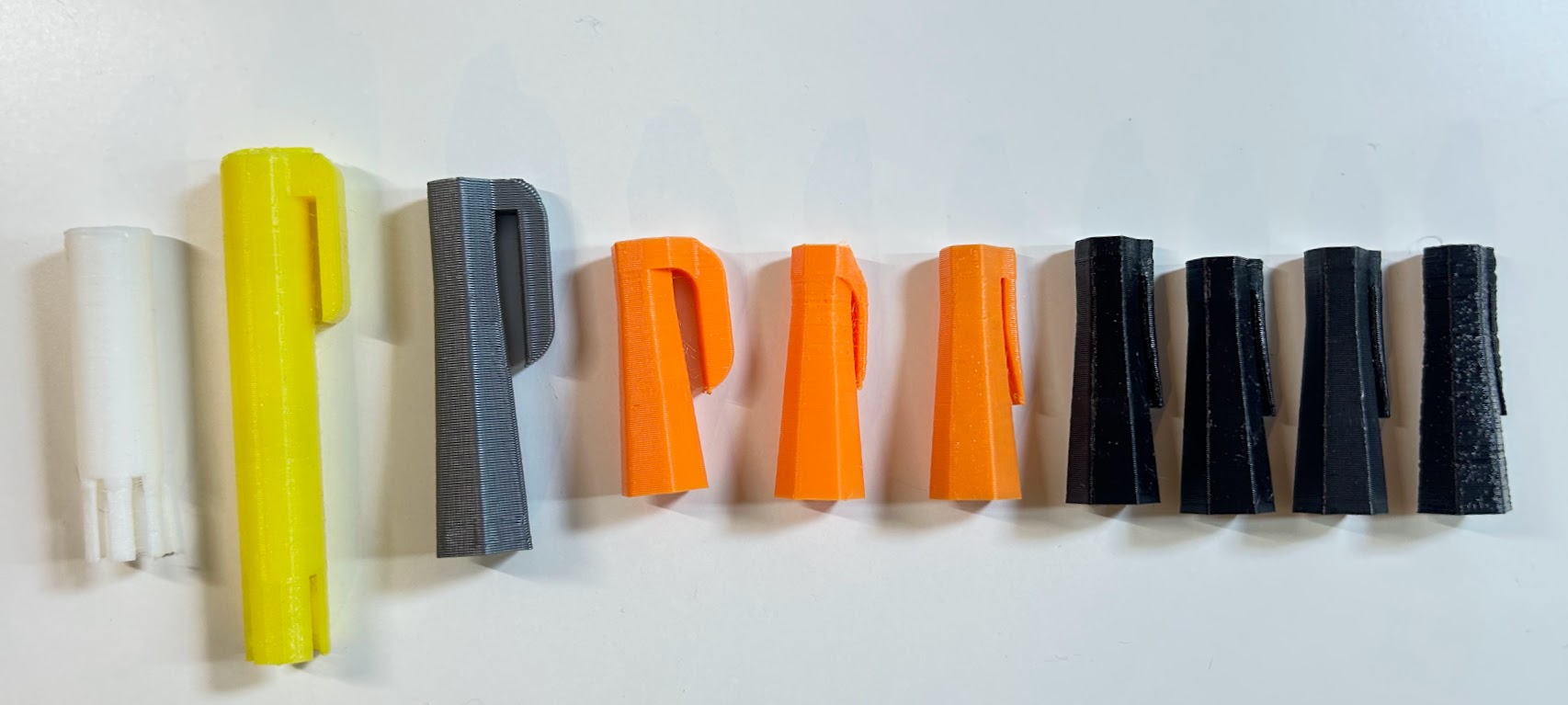 Evolution of PencilCaps designs